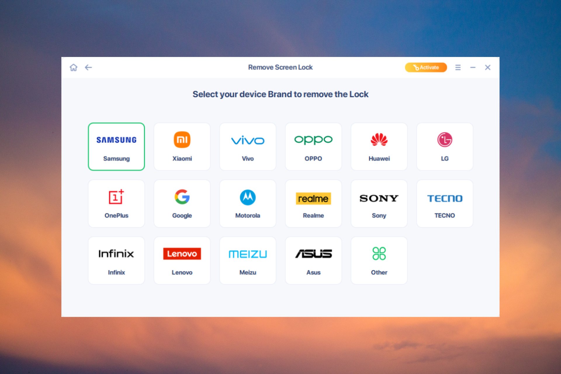 How to unlock samsung phone without losing data