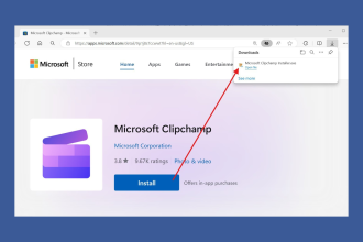 You can break or opt out from the Microsoft Store Web installer