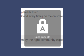 Windows 11's Caps Lock notification drives people mad, but there's a way to turn it off