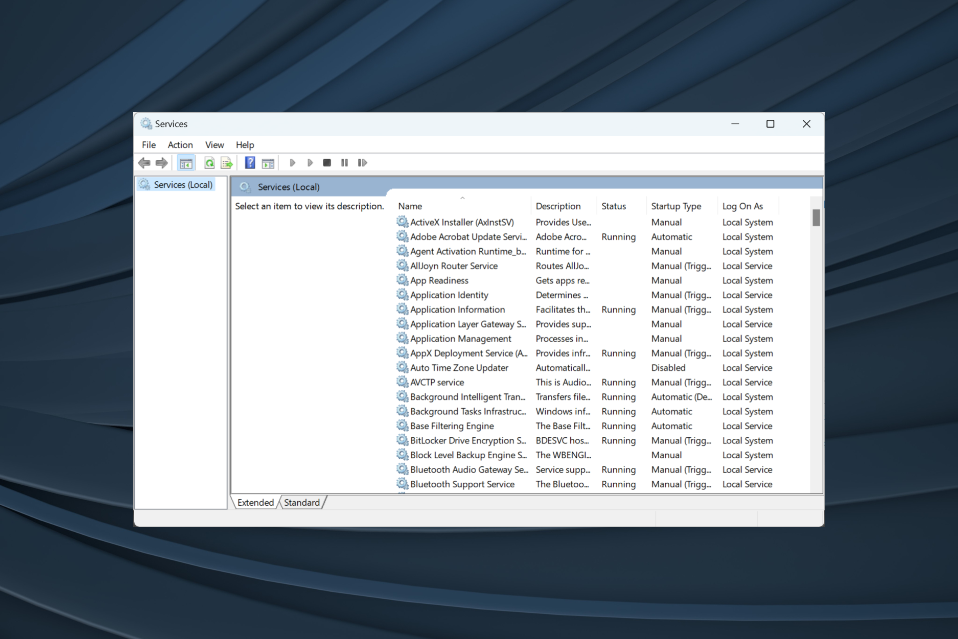 all about services.msc