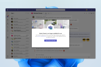 Microsoft announces the classic Teams app's end-of-support and availability dates